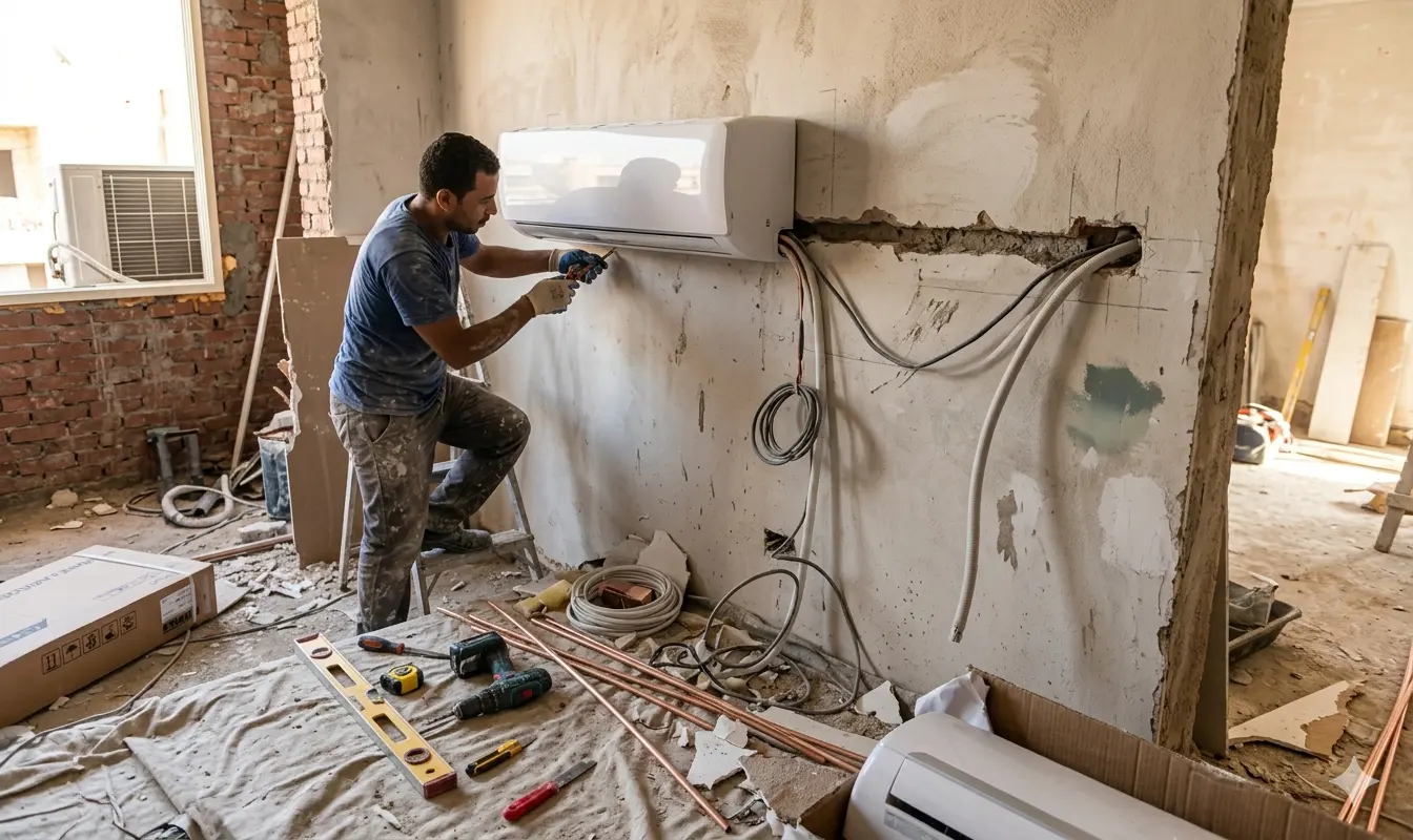 إعادة تأسيس المكيفات عند التجديد