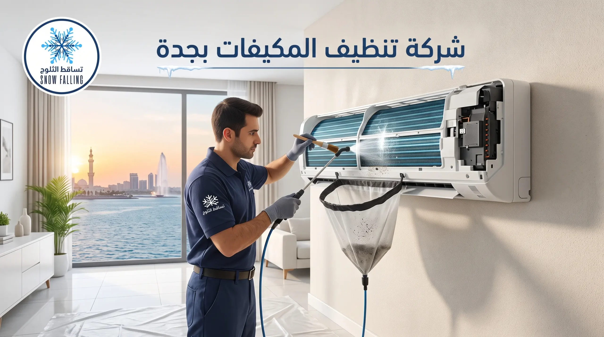 شركة تنظيف المكيفات بجدة: دليلك للتنظيف الاحترافي وتبريد أقوى